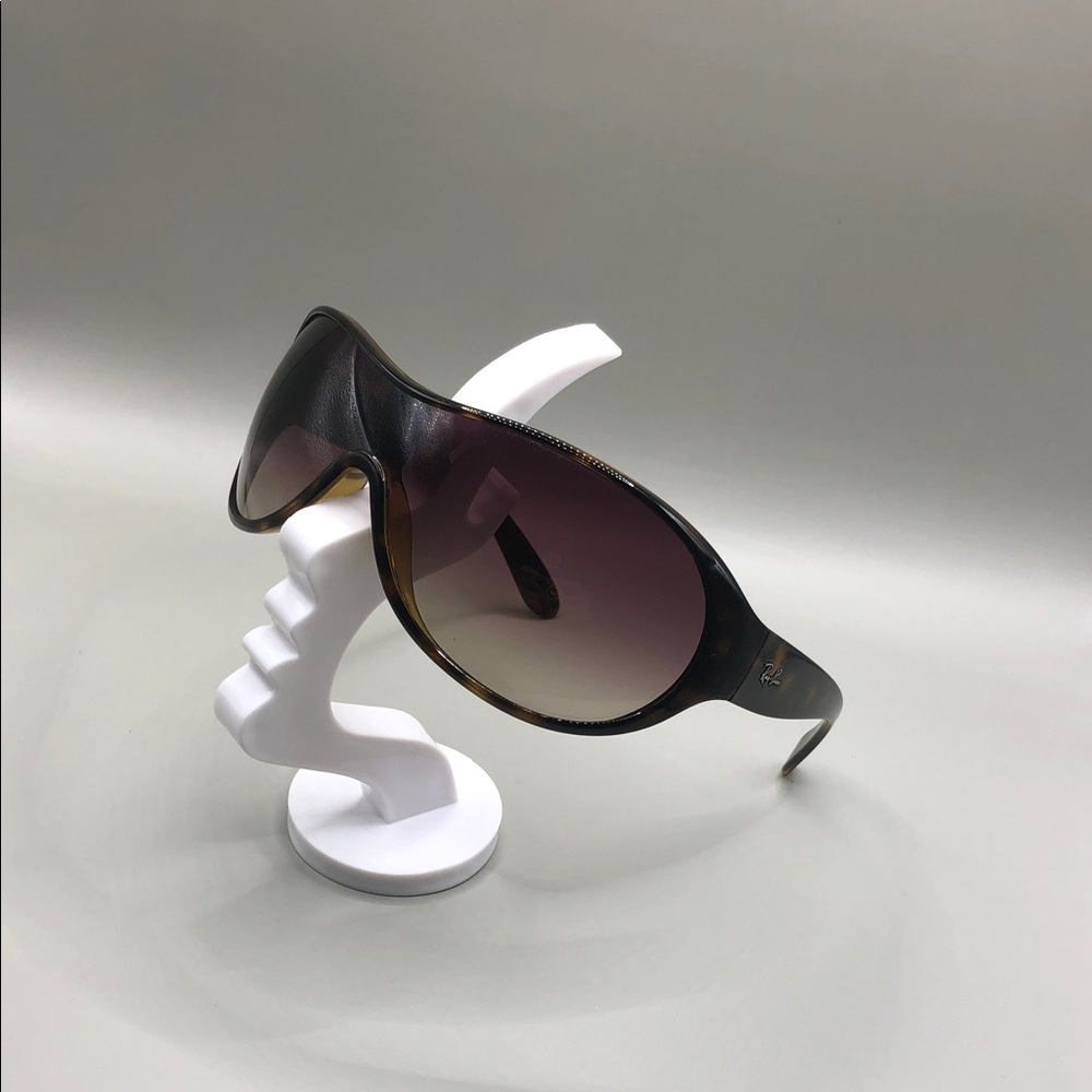 Ray-Ban RB4081 Tortoise Shield Style Gradient Lens Unisex Italy